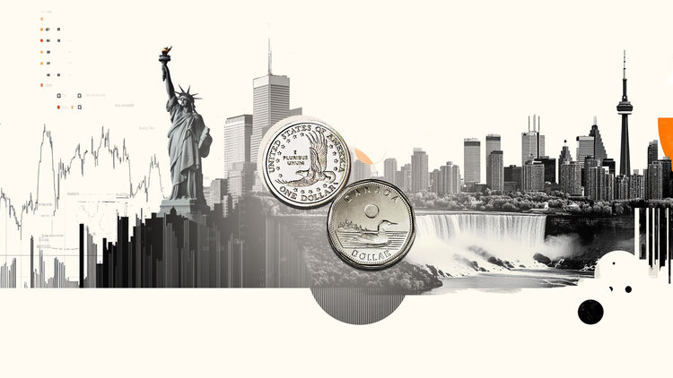 美元/加元在美国 PCE 和加拿大 GDP 数据公布前小幅下跌至 1.3650 以下